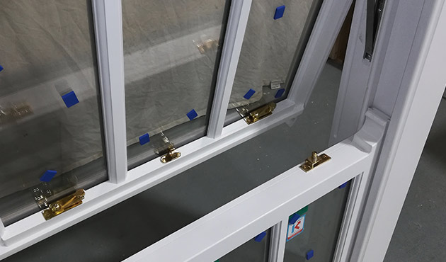 Timber windows being made in the TC Joinery workshop at Skegby